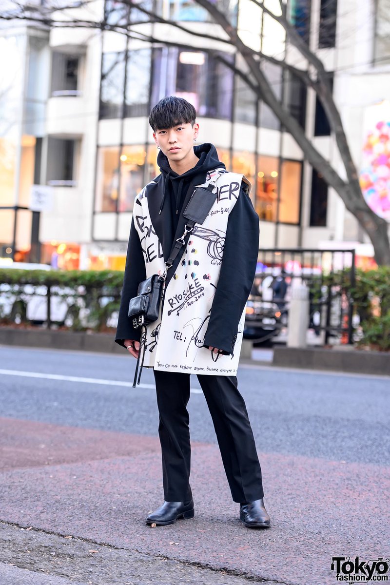 Tokyo Fashion on X: 20-year-old Japanese student Ryosuke on the