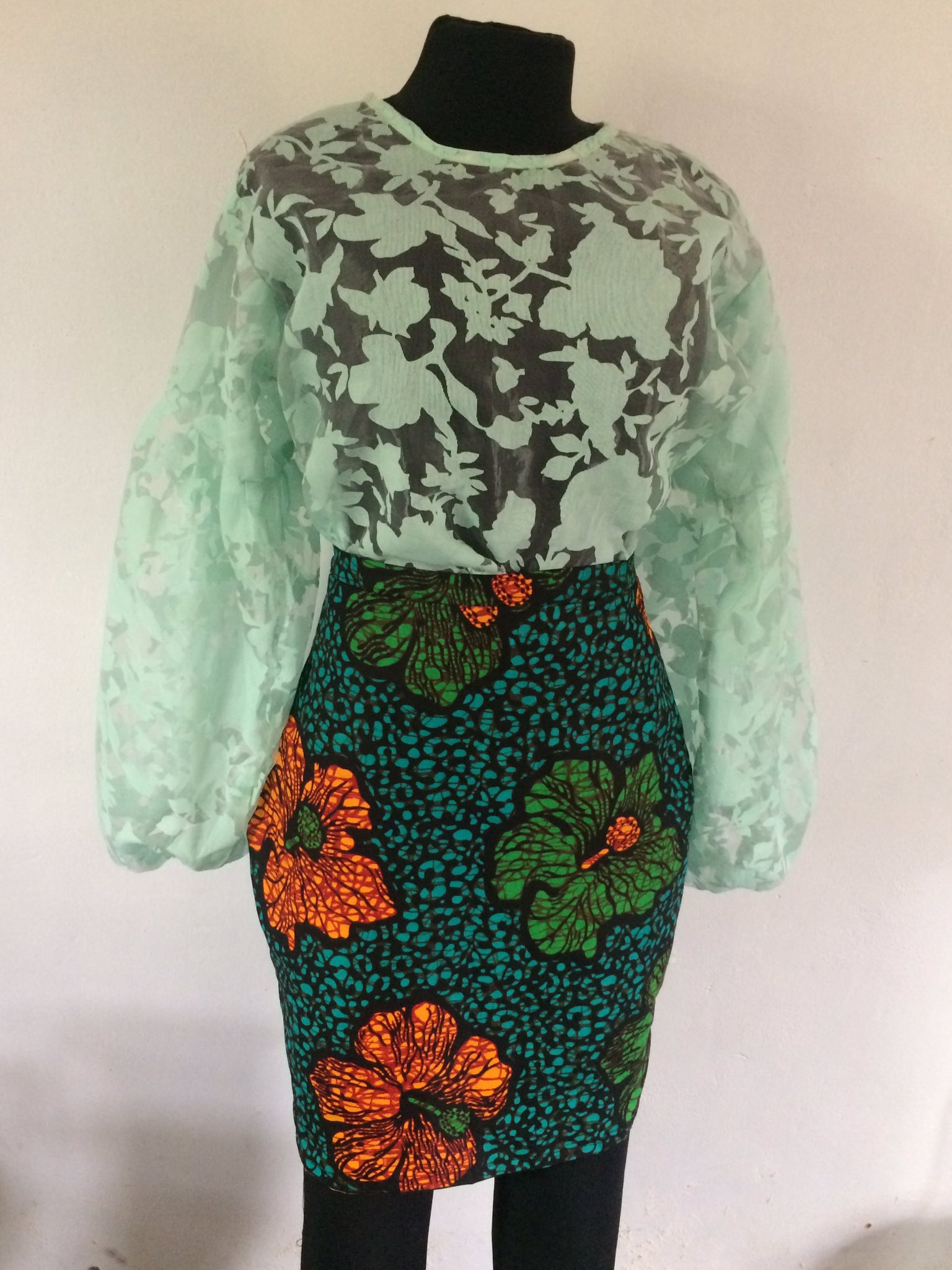 Ankara and organza styles discount
