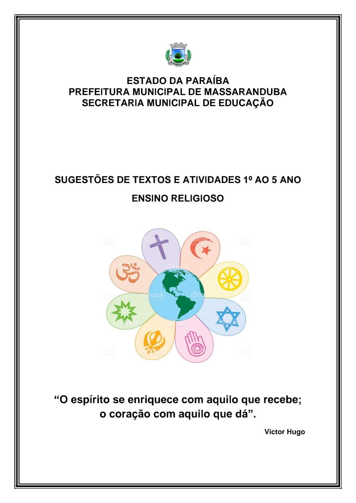 👍Ensino Religioso  Ensino religioso, Avaliação de ensino