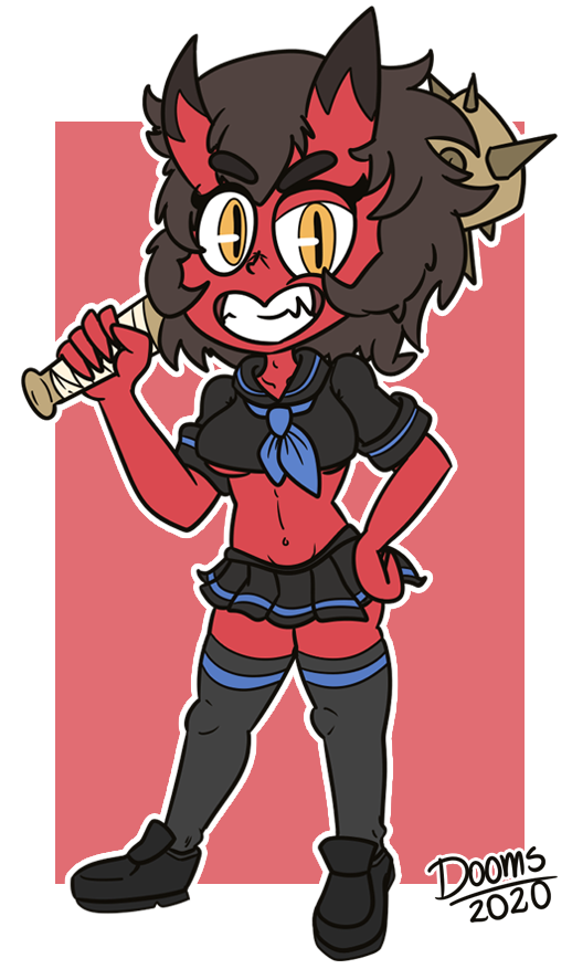 @OneBorb HELLO! Im Dooms?, I am a artist in progress who likes to draw girls and demons! (expect a lot of boobs sometimes...and demons too lol).
Go follow my fellow artist friends too: @Nebula_boy @TorchicZk @haraaarhe @miacefyeya