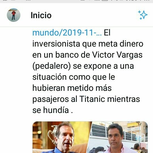 BodJavier's tweet photo. @Bancamerica La ESTAFA en bancos de VÍCTOR VARGAS con sus famosos certificados depósitos CD en BOIBANK, ORINOCO ALLBANK y BANCAMERICA, la trampa fue ofrecer altos intereses tomar tu dinero e inventar excusas para nunca pagar capital+interes https://t.co/9b4mOgoRS1 https://t.co/af4jitn1qq
