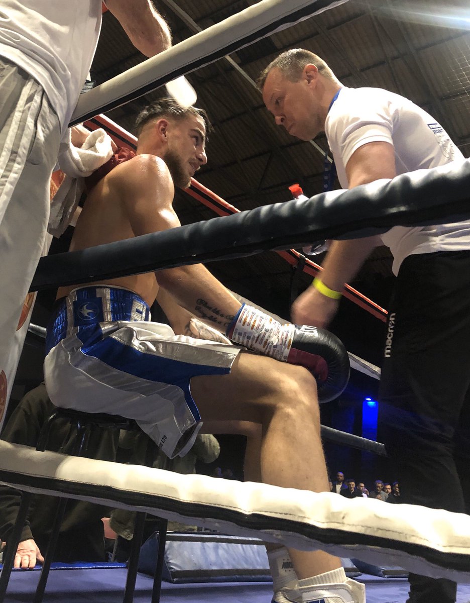 Cardiff’s <a href="/MareduddT/">Maredudd Thomas</a> (11-0, 2KO) extends his unbeaten record with a 60-54 decision over 2012 Olympian Serge Ambomo (7-20-2, 3KO).

<a href="/TheLockettMan/">Gary Lockett</a> says he was “happy with that!” on the final bell of the six round welterweight fight.