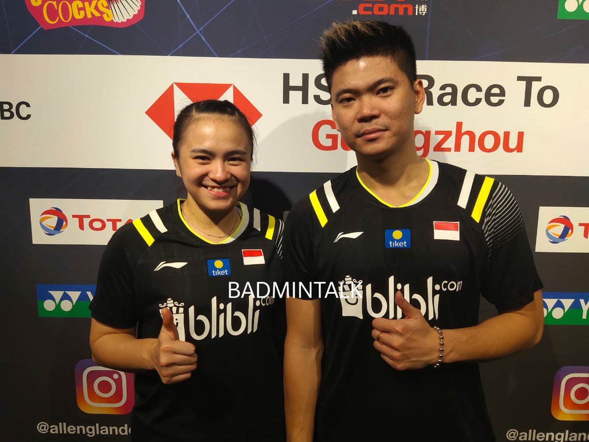 Badminton Talk On Twitter Praveen Jordan Melati Daeva Oktavianti After The Match Yae20 Pejuangallengland2020