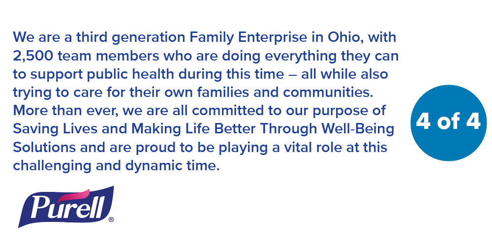 We’ve heard your concerns about the availability of PURELL® Hand Sanitizer, and we’re dedicated to keeping you informed. Here is a statement from our President and CEO to provide some clarity. Thank you all for your understanding and patience.