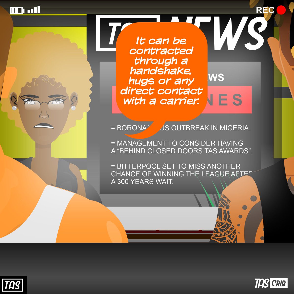 theaxiomsavages's tweet photo. THE PANDEMIC (Part 1/2)
SLIDE 1/4
#TAS #theaxiomsavages #tascomic #tascomics #wiztas #duketas #coronavirus #covid_19 #covid19 #pandemic #livenews #cartoon #naija #funny https://t.co/t4WHJaJ6ye