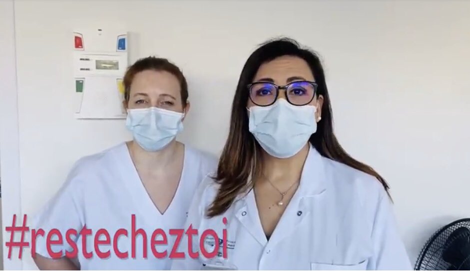 TOUS responsables et solidaires ! #restecheztoi #covid19 Aidons nos personnels de santé !