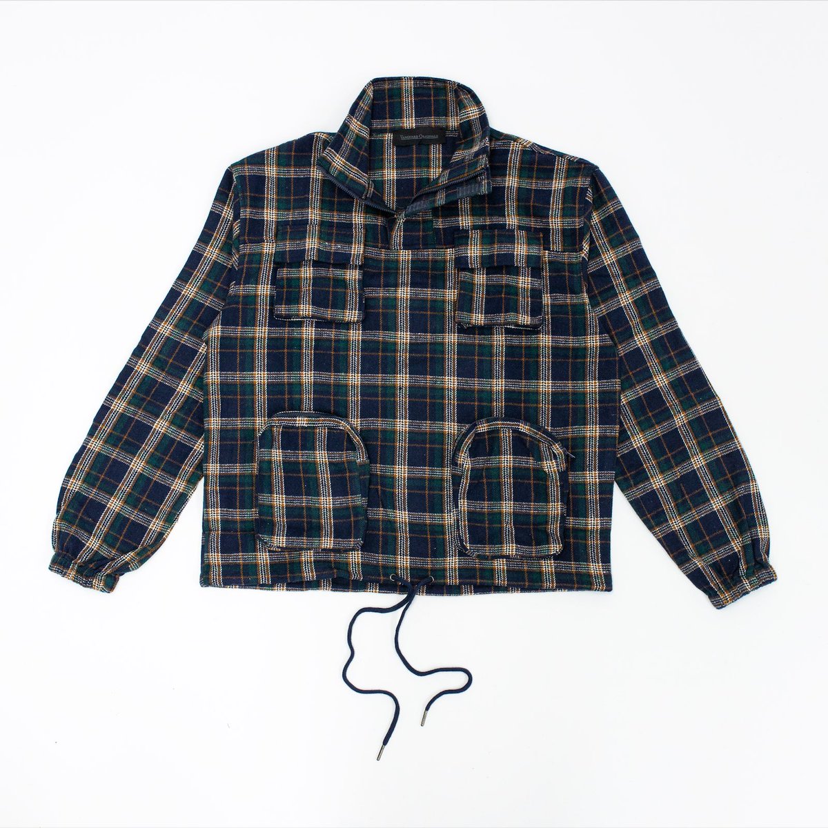 quarter zip flannel pullover