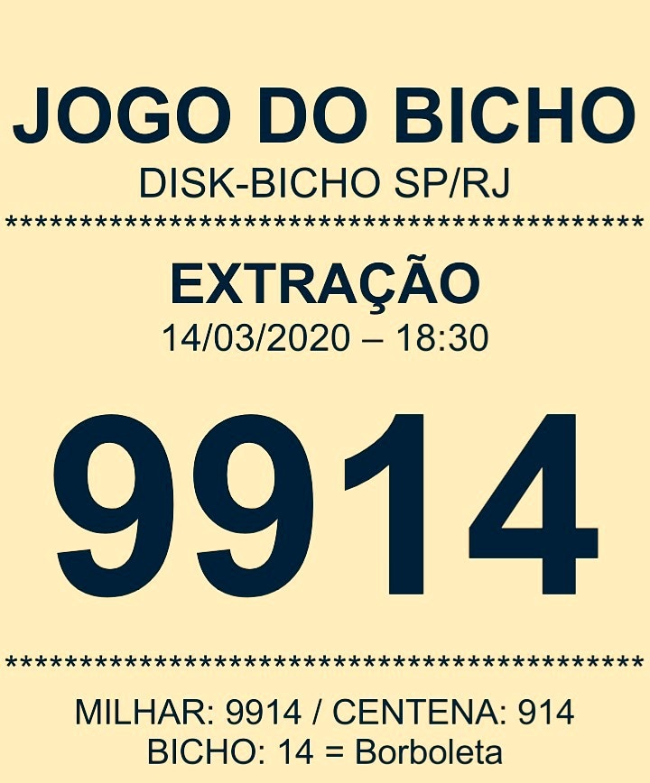 Print 'O Jogo do Bicho' por MOTTILAA