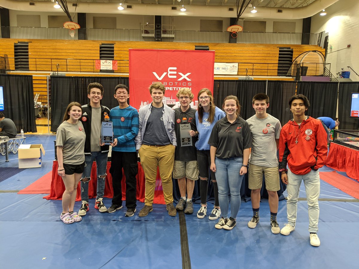 JM_Hammond's tweet photo. We did it!  Red Devil Robotics are State Champions! https://t.co/LypkGcgO3m