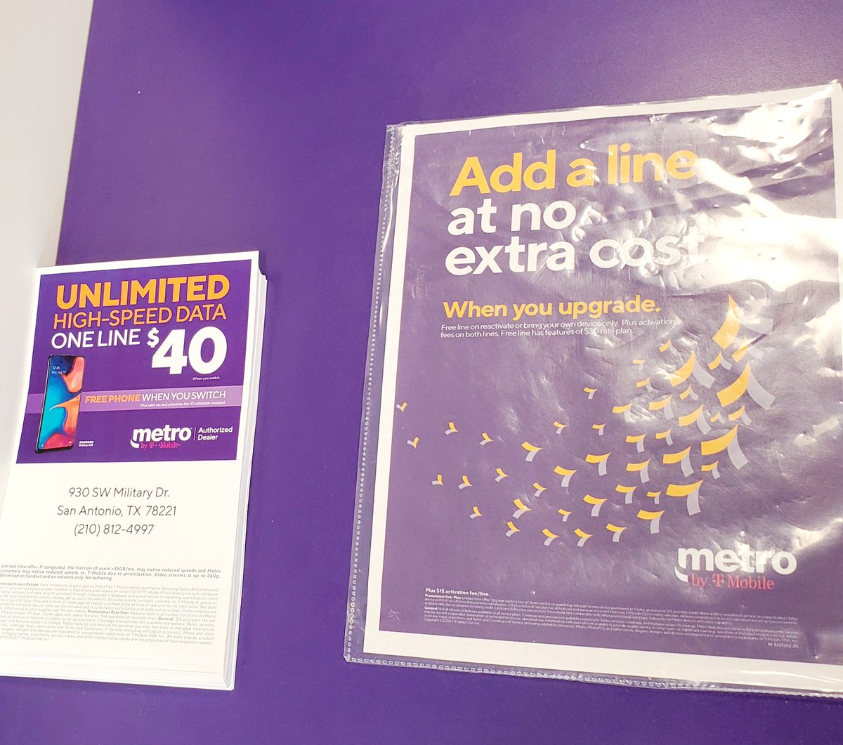 LimonZabrina's tweet photo. Saturday in SAT with Alpha media radio partner KLEY FM 95.7 #LaQueMandaEnSanAntonio #metrobytmobile #greatpromo #LoveWhereYouWork #purplelife #wearemetro #funtimes #mexicanregional #930swmilitarydrive #brenda #DSO https://t.co/Xr4W6gXrZ8