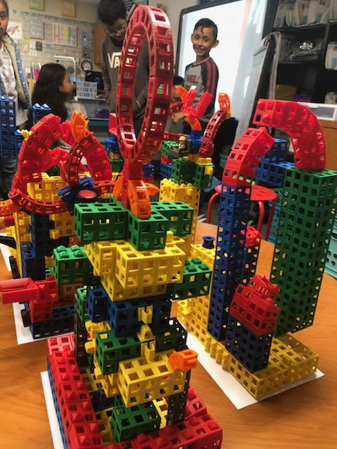 BaSTEAM12's tweet photo. My Exploration group this trimester did some amazing builds. Check out their community "Big City" builds. 6 groups of 4 students had to engineer a mini city that would fit on an 8.5 X 11 piece of paper. Inspired by LEGO Masters.  #STEAM #BaysideSTEAMAcademy #ROKBloks https://t.co/4mApuQg6qq