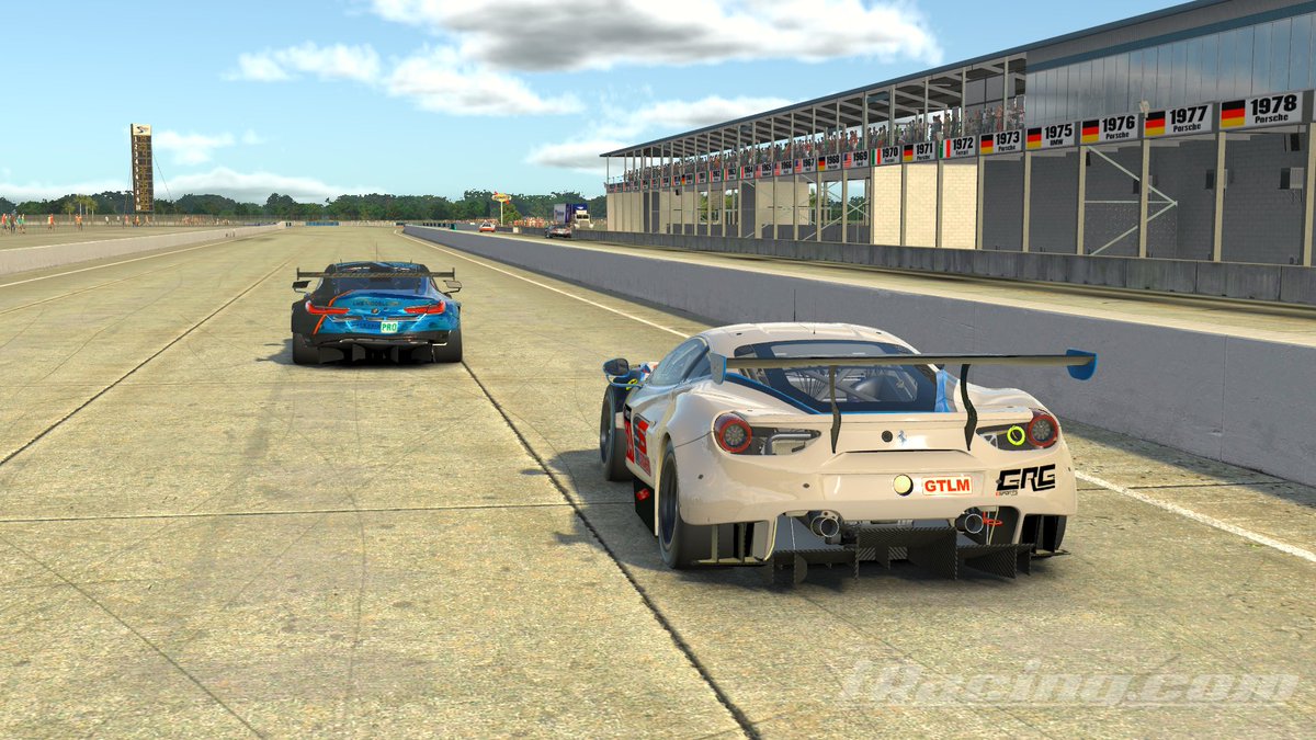 eSports_GRG's tweet photo. The GRG #SimStickers Ferrari is currently P9 in the GTE class with 5 hours to go in the @iRacing @sebringraceway 12 Hours. https://t.co/AxOhw04syk