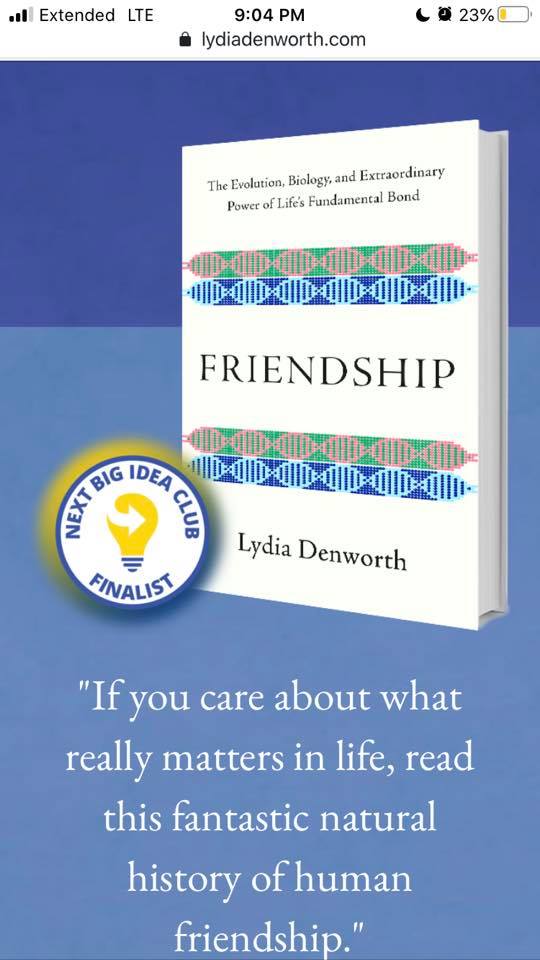 NeiJingNow's tweet photo. "Friendship" illuminates the vital aspects of friendship, both visible and invisible, and offers a refreshingly optimistic vision of human nature. It is a clarion call for putting positive relationships at the center of our lives."

https://t.co/RSYJf6rrhf

#FriendshipFridays https://t.co/fZ3xRURvAq