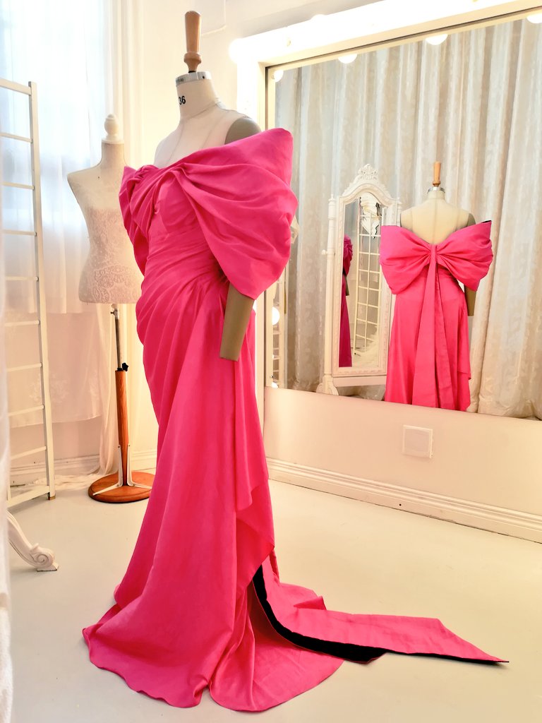mccarthy_wolff's tweet photo. Our Custom-dyed, hand draped dupion silk gown, created for the exquisite @Linda_Mtoba, for this evening's #DStvMVCA2020 https://t.co/Mnq97MYeV3
