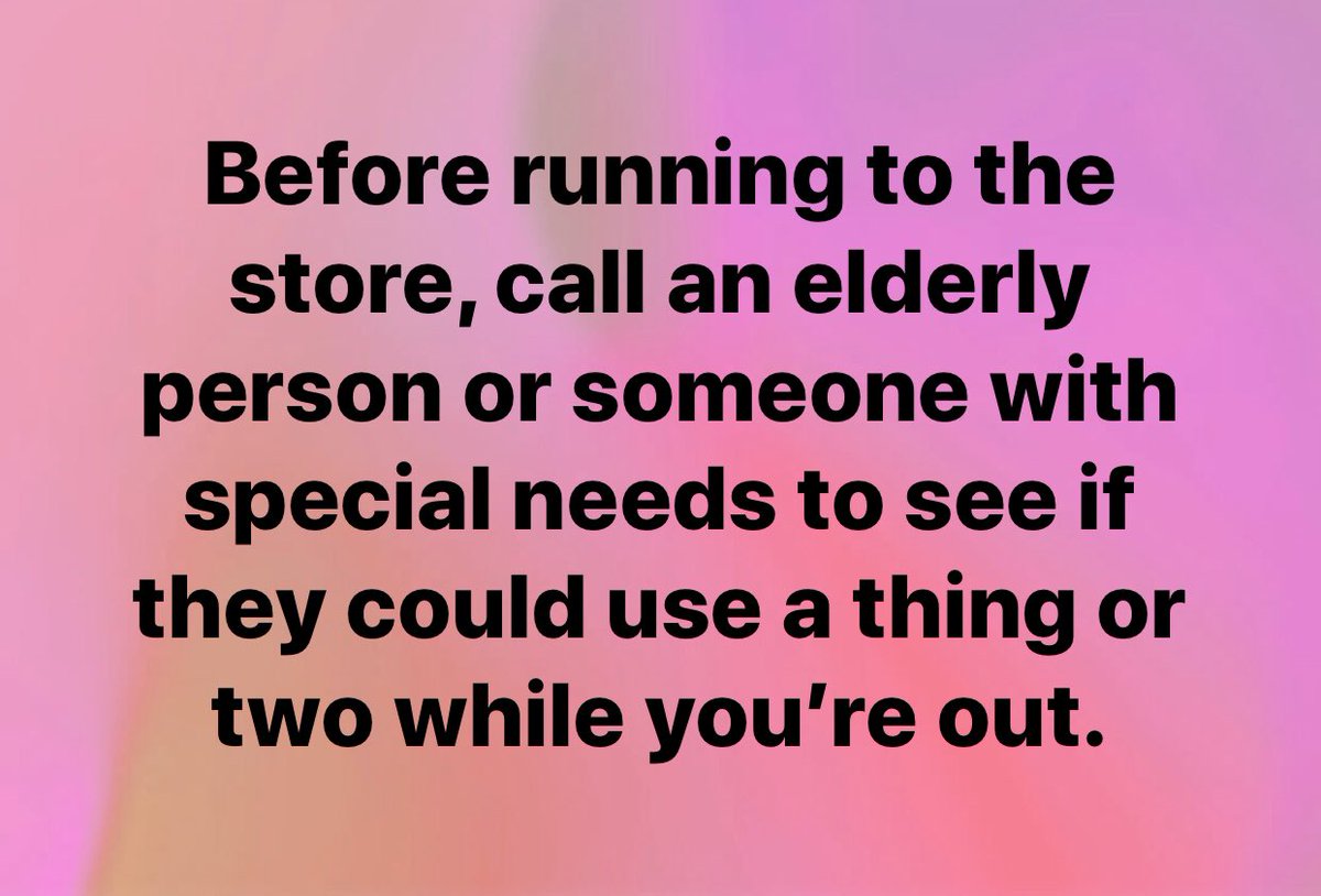 plaines_des's tweet photo. Please check in on the elderly and homebound. The may need MEDICATION, milk, fruit or toiletry items. They may have no source of help other than you. Be well, be safe, wash your hands, don't touch your face, and value your loved ones beyond measure. https://t.co/EQoDomvSSn