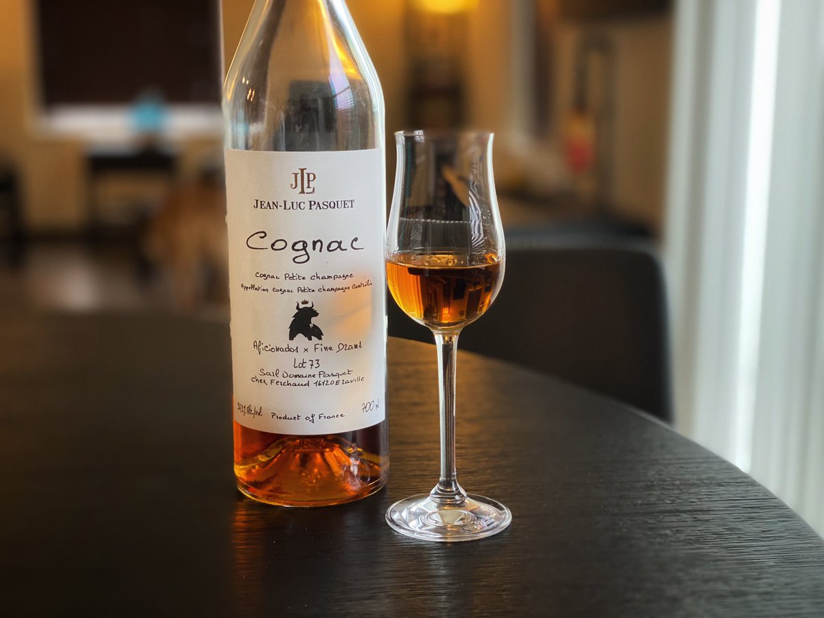 This bottle continues to astound me. It’s a chilly day here filled with hectic preparation for many weeks of working from home, this bottle was a clear choice for a glass to sit down and relax with. John-Luc Pasquet Aficionados x Fine Drams collaboration. Lot 1973 #brandy