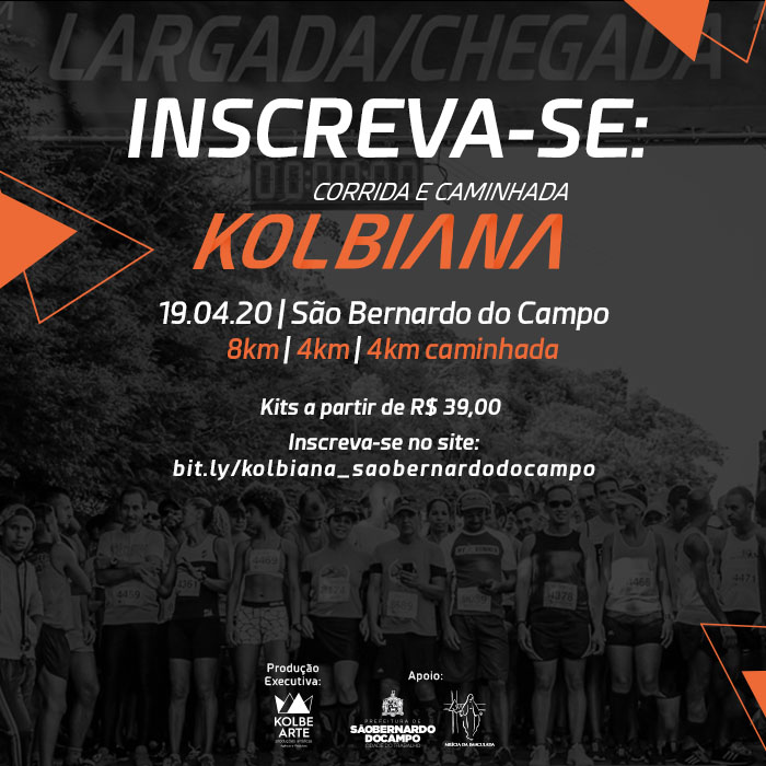 kaproducoes's tweet photo. #CorridaKolbiana #Abril #SãoBernardoDoCampo 
Já se inscreveu na CCK edição São Bernardo do Campo?
Tem corrida, tem caminhada, tem desconto para grupos de atleta. Corrida de qualidade e com preço popular.  Vamos? 
Inscrições no site. 
https://t.co/K1hutzZvC9 https://t.co/t3yuGSUSvZ