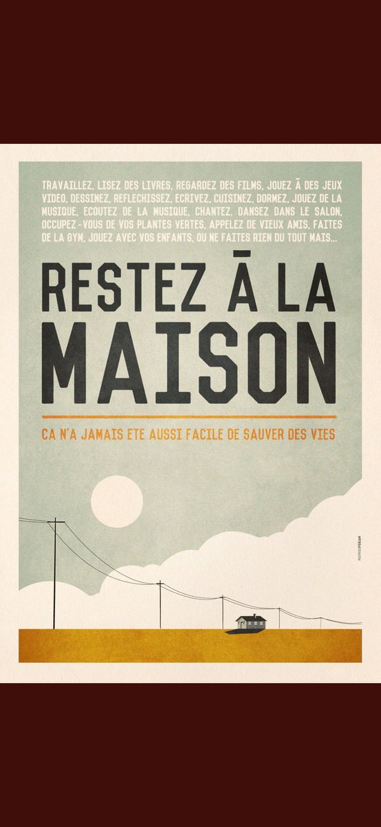 JulienBendavid's tweet photo. #RESTEZCHEZVOUS https://t.co/LyhDikThyE