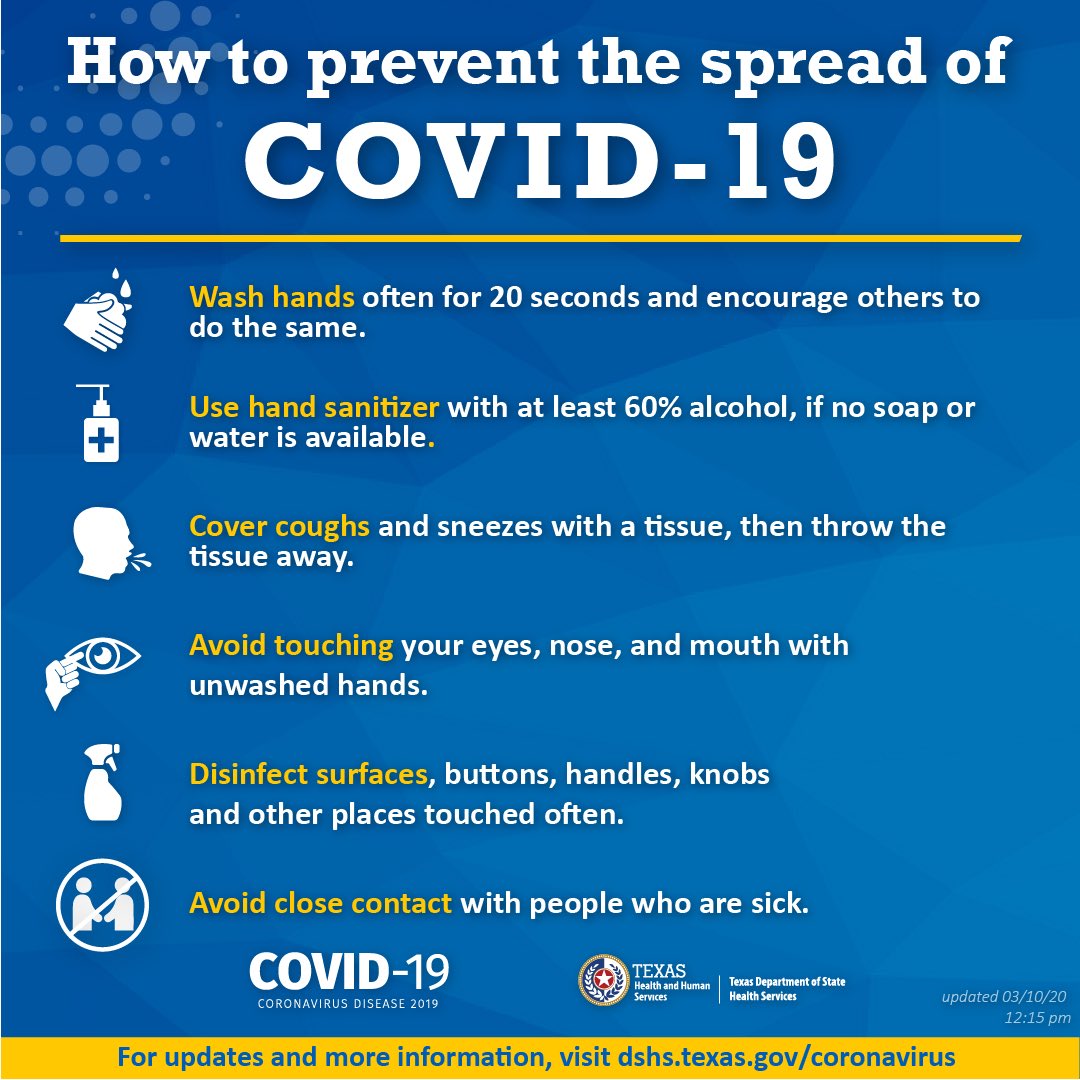 City Of Baytown Tx On Twitter The City Of Baytown Has No Covid 19 Coronavirus Cases As Of Now Let S Do What We Can To Prevent The Spread Of This Virus Covid 19 Factsnotfear