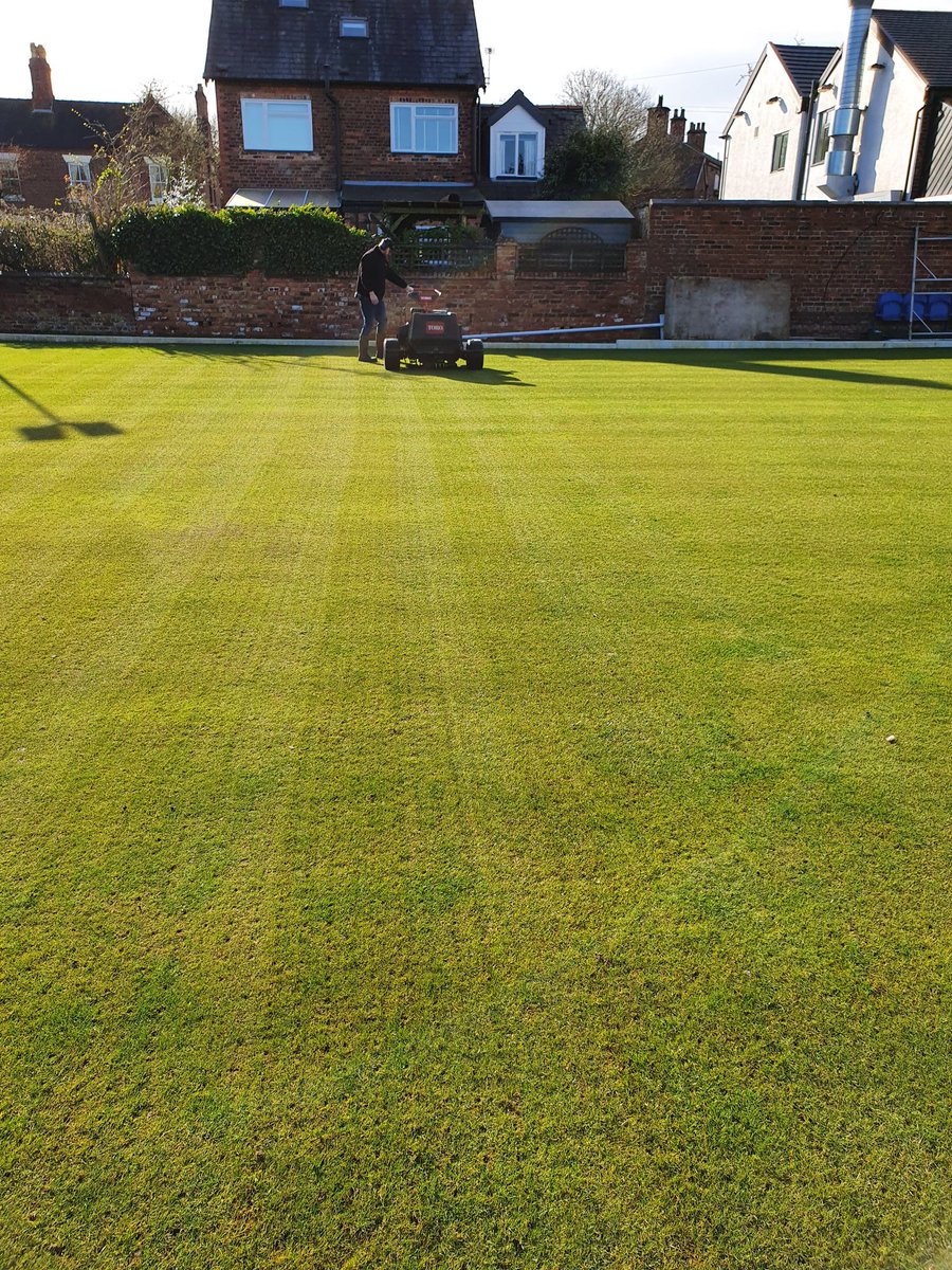 Out today around #Cheshire carrying out aeration