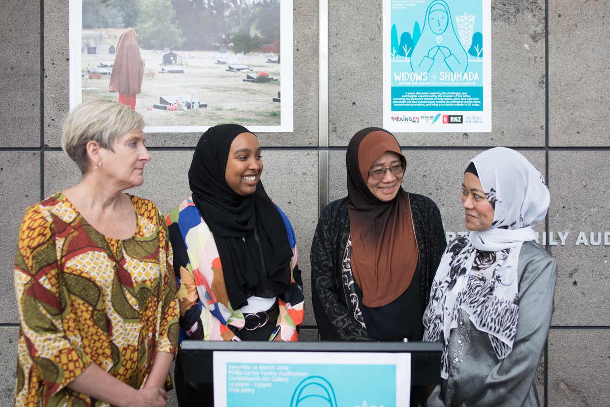 Remember to tune in to Plains FM96.9 or plainsfm.org.nz at 1pm today to hear the moving and inspiring insights and stories from behind the unique Widows of Shuhada podcast series. 

Made possible by <a href="/radionz/">RNZ</a> / <a href="/NZonAir/">NZ On Air / Irirangi Te Motu</a> Innovation Fund.

Photo: Janneth Gil
