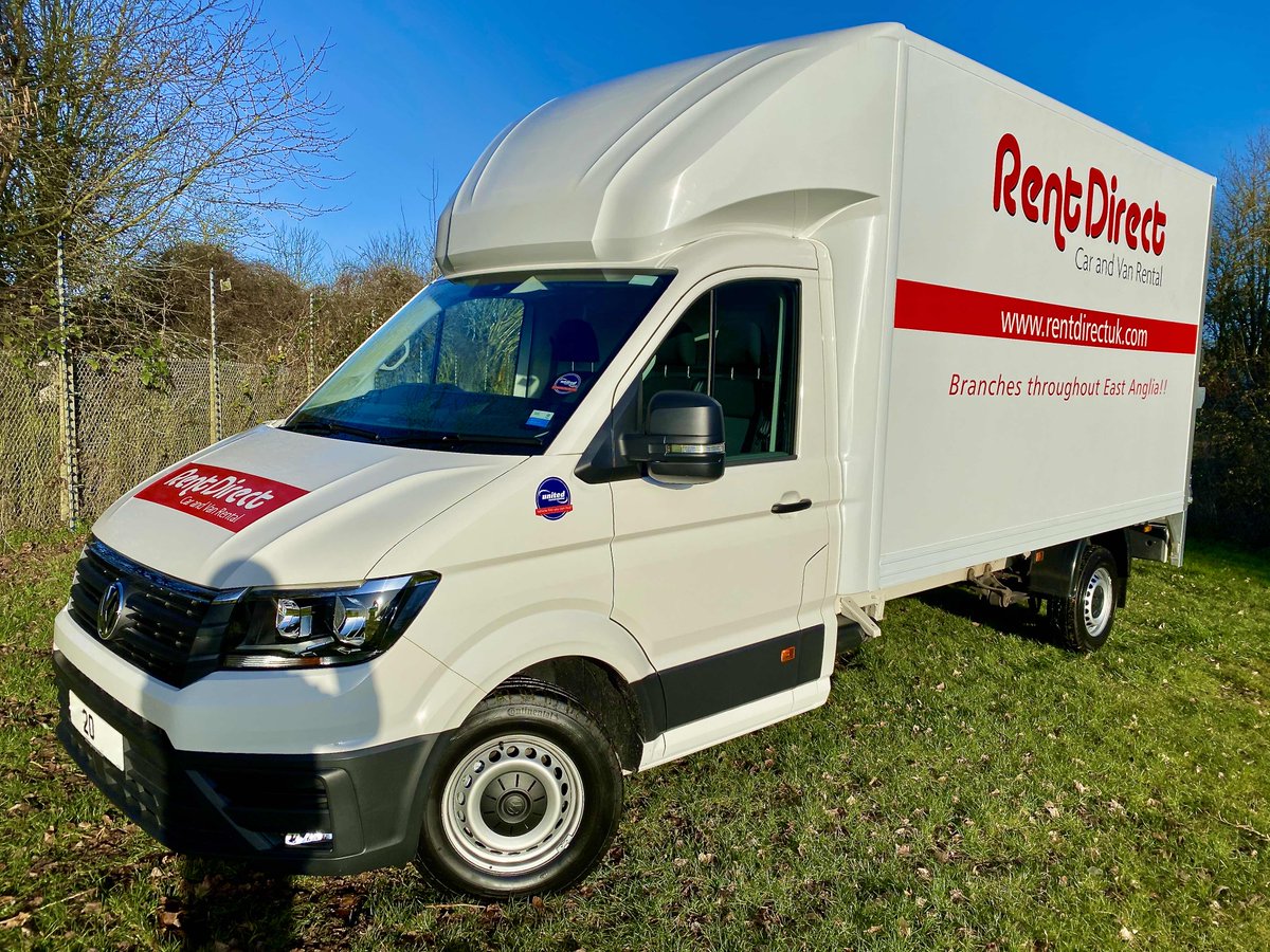 RentDirectUK's tweet photo. Suitable for even the largest and toughest jobs, our brand new VW Crafter Luton’s are now available for hire! 

Got a house move coming up?
Need to move some bulky items?

Why not call or visit us online at https://t.co/JaIDYaw9KP to hire one of these versatile vans! https://t.co/oZP2Ndz06E