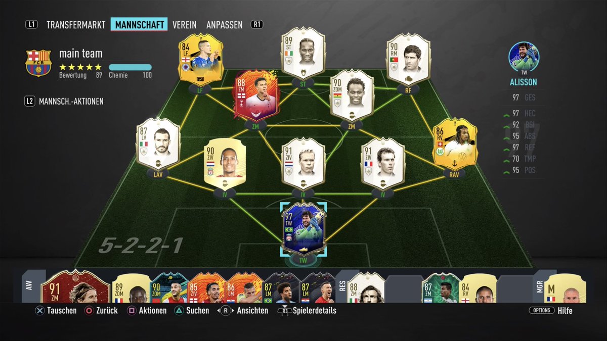 #SheeshTeam Hey yaya, ich habe noch 1 mio. zu verfügung. figo, zambrotta, koeman, blanc und alisson sind tradeble. Ich würde gerne Mbabu spielen. Ich danke schon im voraus für die verbesserung. Grüsse aus der schönen Schwiiiiizzz🇨🇭 #PS4share