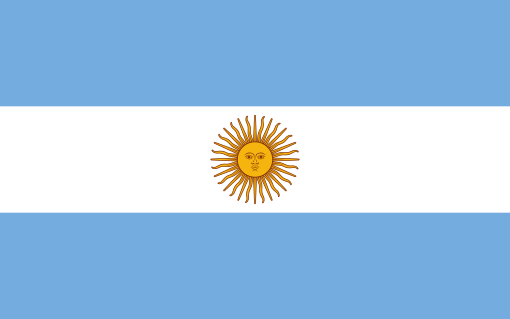 Argentina. 7/10. As a football fan it is iconic to me, though taking sport out of it this flag is something between average and good. Originally a war-flag from 1812, adopted as the national flag in 1816 with the sun added as a tribute to the Inca God of sun in 1818