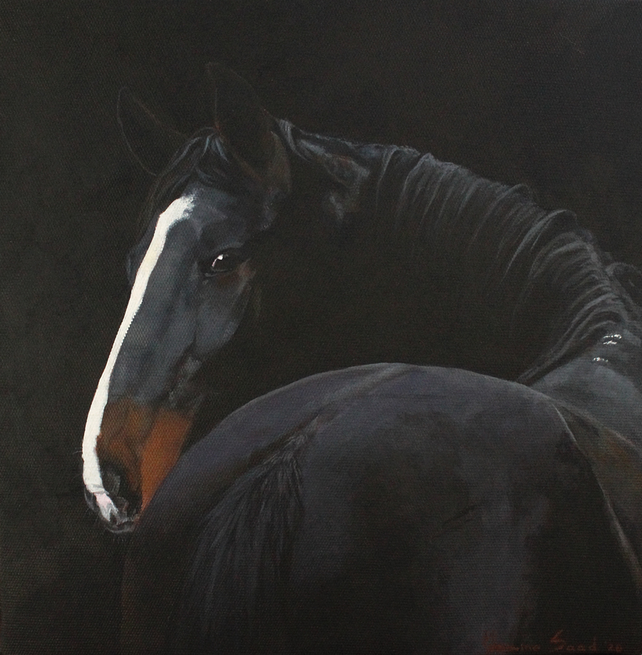 liberaequa's tweet photo. "Indomitable"
Acrylics on 20 x 20 cm (8" x 8") box canvas. Reference photo my own. https://t.co/V56pXRInFu