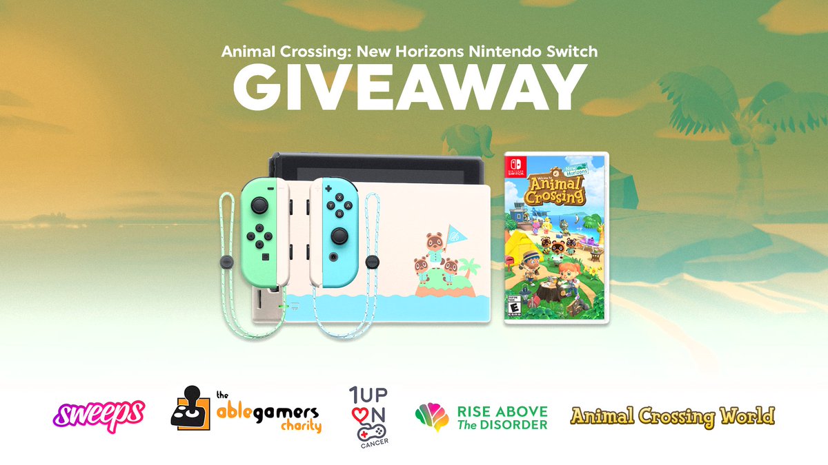 We've teamed up with @Sweepsgg for another Animal Crossing: New Horizons Nintendo Switch giveaway!

To enter:
🔗 Click here: sweeps.gift/3pt76

Bonus entries:
💬 Reply with #ACNHSwitchGiveaway
👥 Tag a friend
💞 Retweet and like this tweet
👉 Follow <a href="/ACWorldBlog/">Animal Crossing World 🐦☕</a>