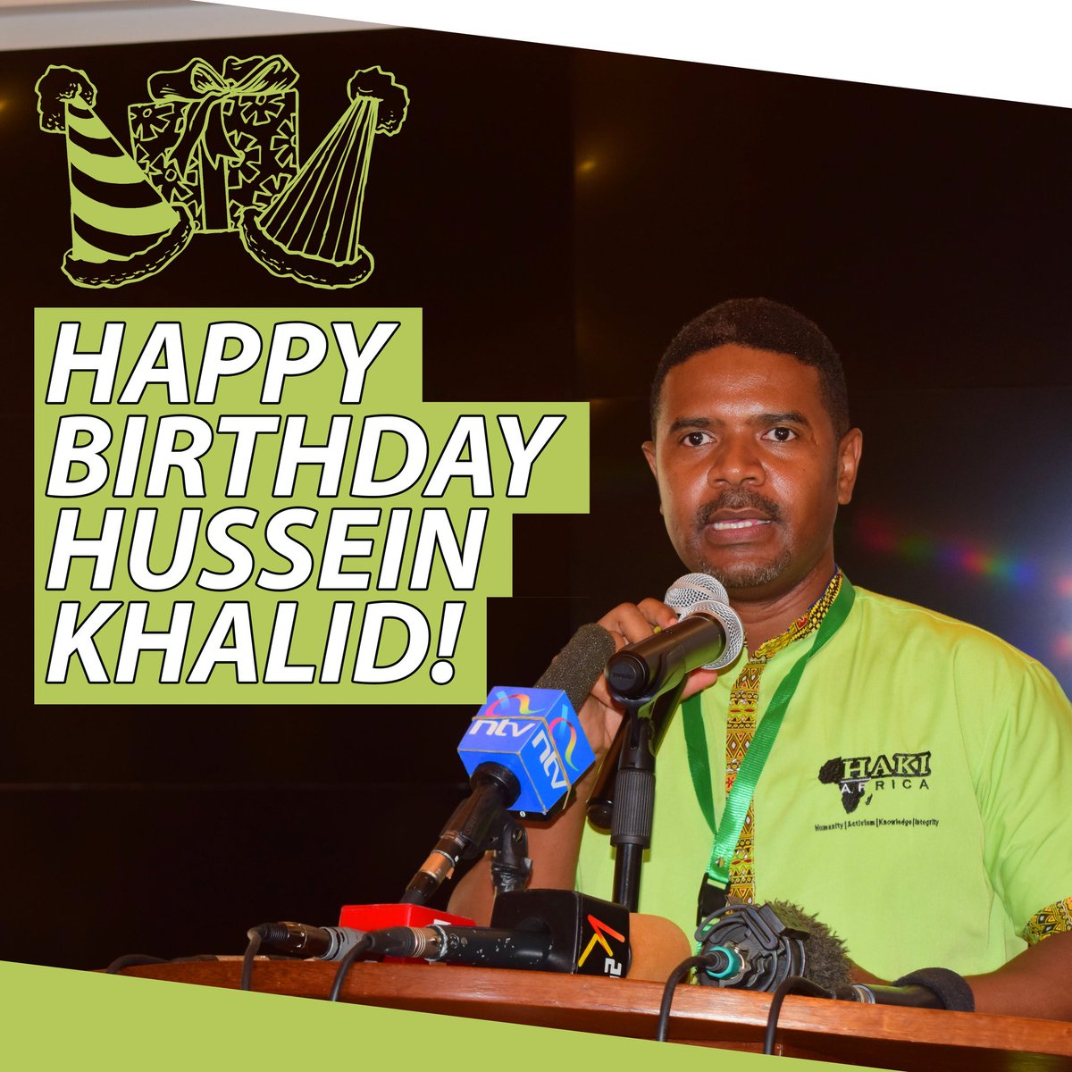 Happy Birthday Hussein Khalid! 

Please join us in wishing HAKI Africa Executive Director, Hussein Khalid, a happy birthday.

We are so grateful for all his hard work and dedication to keep us on our feet! <a href="/husskhalid/">husseinkhalid</a>

#forHAKI #HappyBirthday