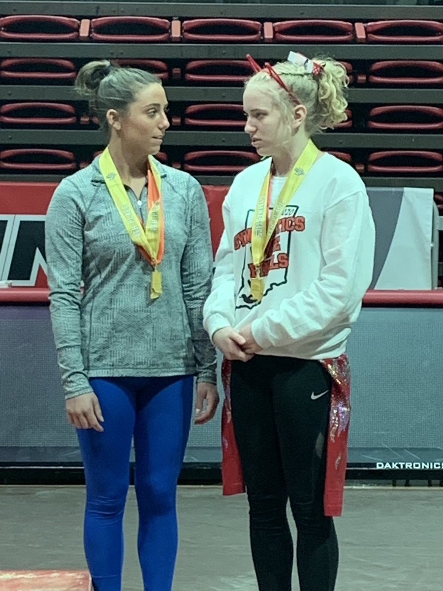 journalismgab's tweet photo. Liz Ruger ties for 4th on the beam. #werrichmond #learnatrhs #rhsreddevils https://t.co/Dr5QuvFKQi