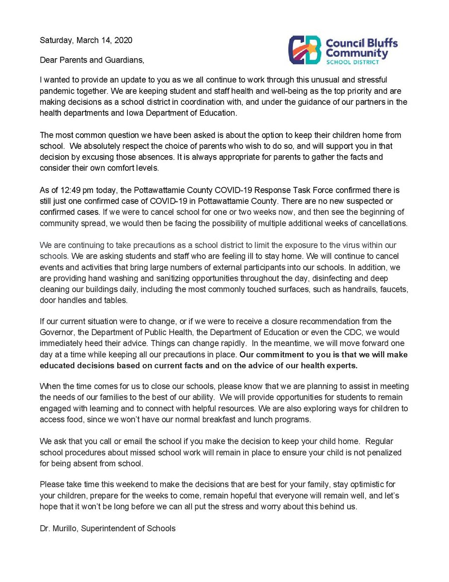 Council Bluffs Community Schools Health Info tweet media