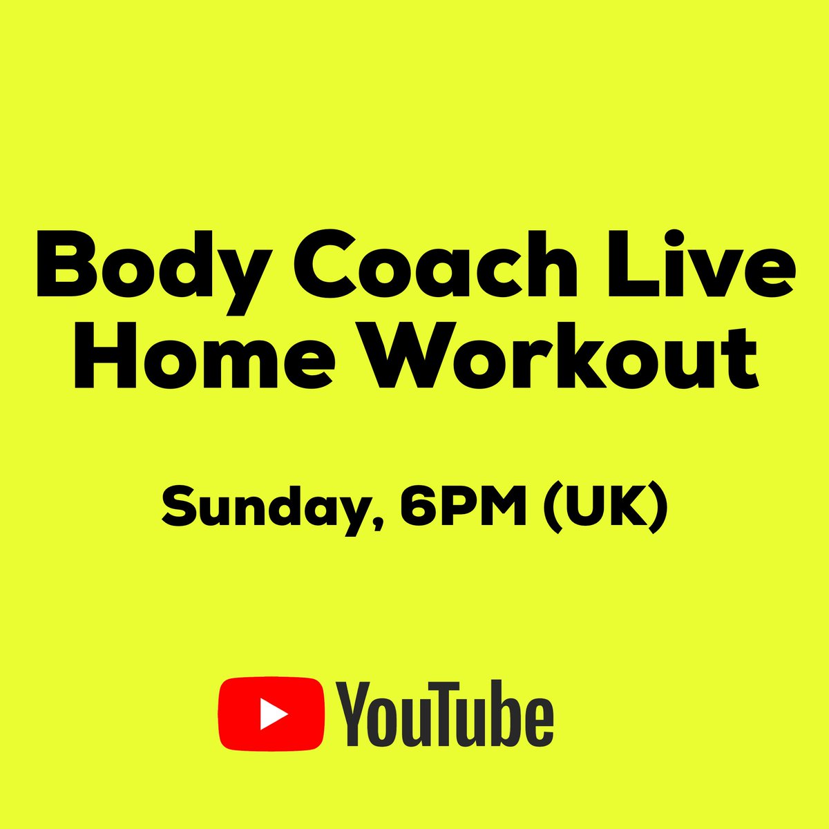 Join me tomorrow at 6PM (UK) on my YouTube channel for a LIVE HOME WORKOUT 💪🏼 Who’s in? 🙌🏻 Get the whole family involved and let’s get moving and feel good 😊