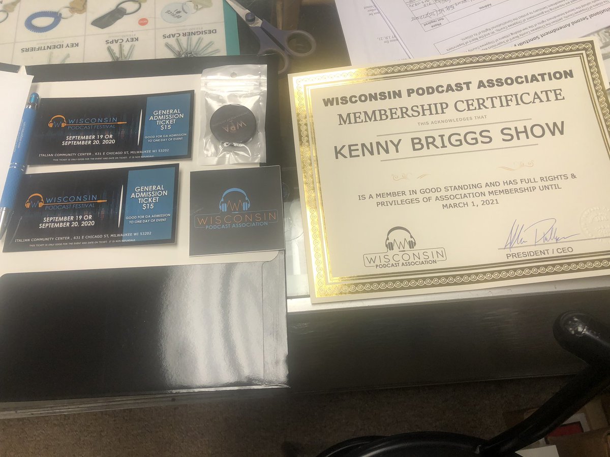 WI_Lockman's tweet image. I Joined the Wisconsin Podcast Association