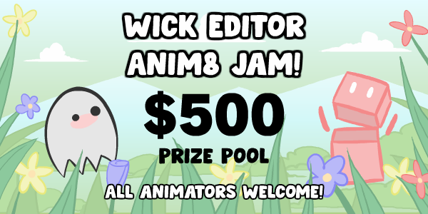 Anim8io's tweet photo. We're teaming up with @WickEditor to host a $500 animation contest! All information on how to enter here!
https://t.co/A3aaCI2tFT 

#animation #anim8 #wickeditor https://t.co/JkZOmCteGY