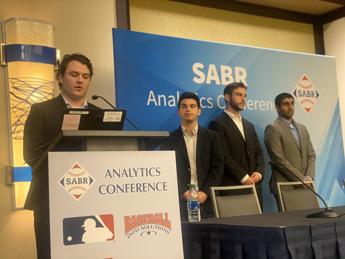 At #SABRanalytics, watch the encore presentation of the winning Diamond Dollars Case Competition case by the <a href="/sdac_vt/">Sports Data Analytics Club</a> team on our free YouTube livestream: sabr.org/2020-analytics…