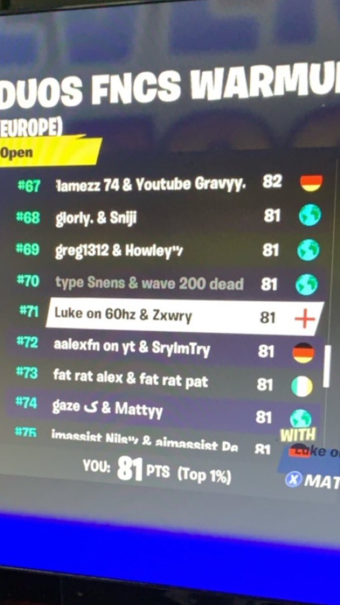 Can’t wait for FNCS @ZawryYT