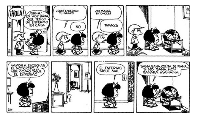 Páginas Redondas on Twitter: "Si no sana hoy, sanará mañana... Mafalda… "