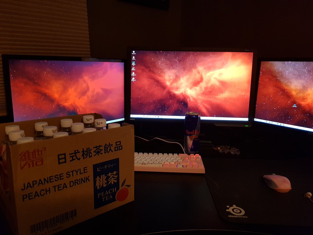 stocked on the essentials for self isolation