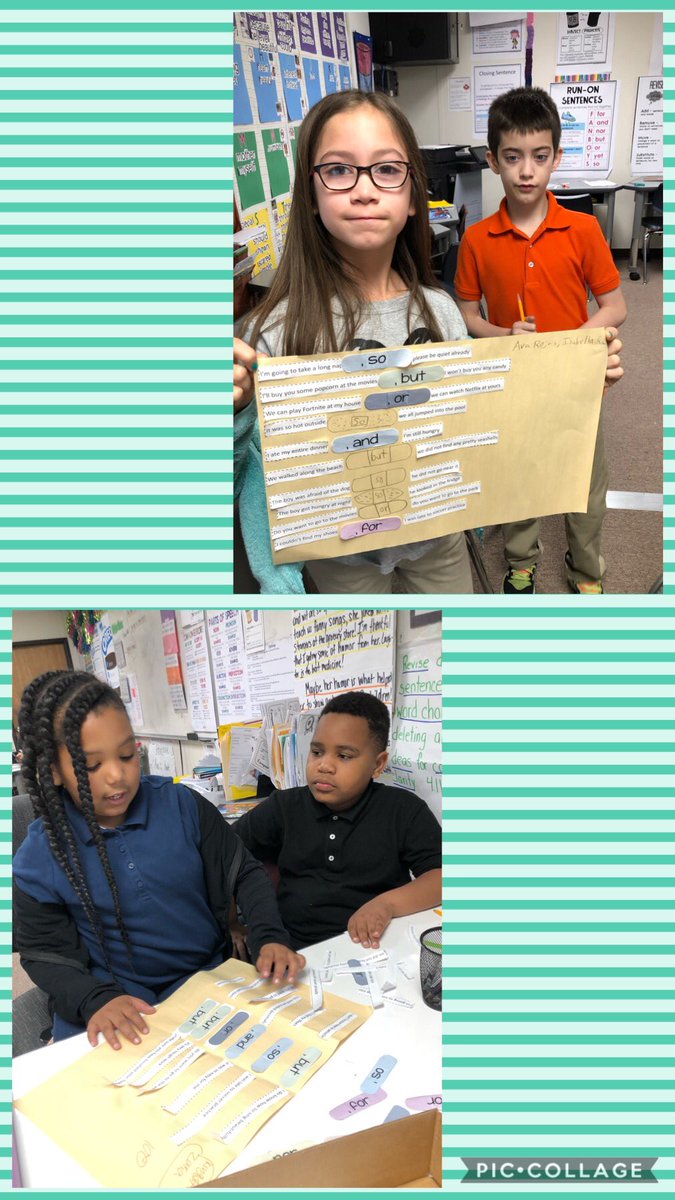 hrenemc's tweet photo. Sentence surgery🩹🩺FANBOYS! We’re comin’ for you run-on sentences🤛🏼@CISDWalker https://t.co/3OABY5A7le