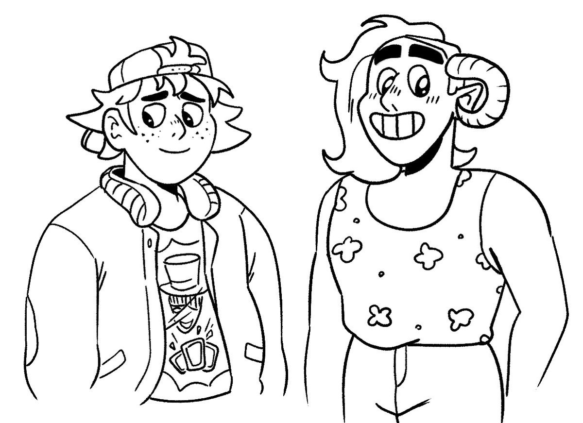 whats this? my ocs in the su style? owo 