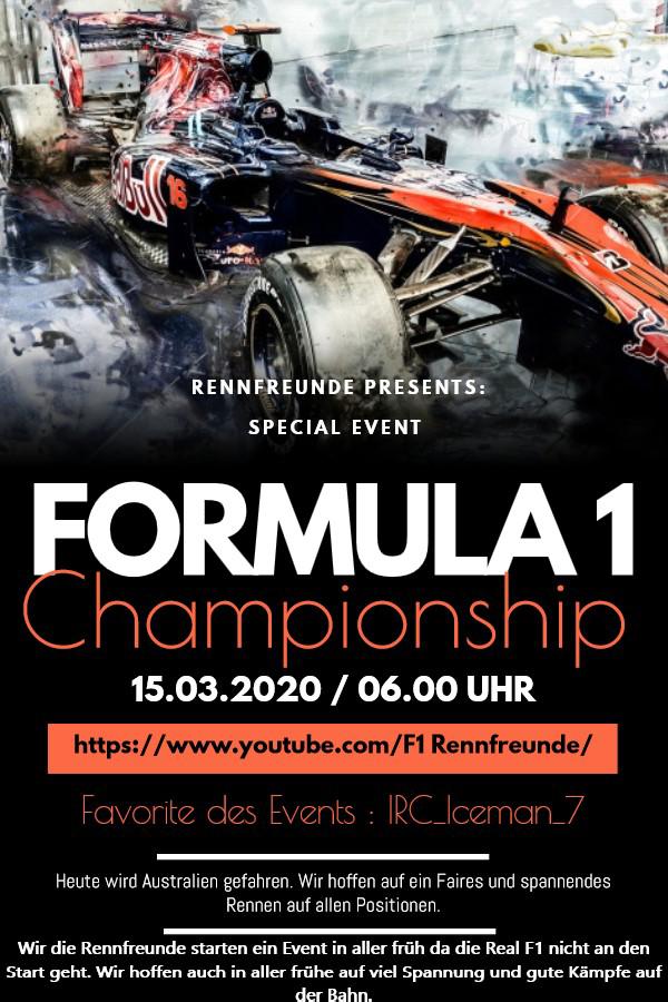 schaffiiii's tweet photo. Morgen früh da der GP abgesagt wurde fahren wir in ein special GP in Australien @F1 https://t.co/ocCMAeCjYk