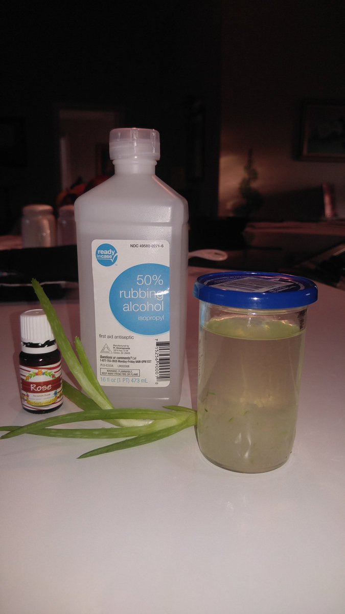 BC_Handler's tweet image. Our first homemade hand sanitizer.