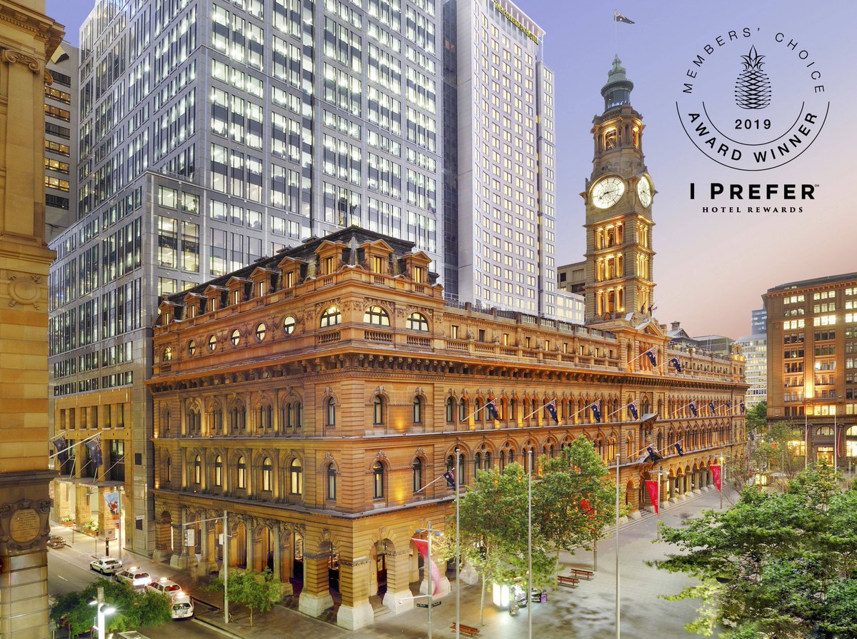 fullertonsyd's tweet photo. The Fullerton Hotel Sydney has been named an I Prefer Members’ Choice Award Winning Hotel for 2019! We are thrilled to be recognised by our loyal guests from around the world 😃 #FullertonHotelSydney #FullertonMemories #FullertonExperience #IPreferRewards #ThePreferredLife https://t.co/oug2UiMGLp