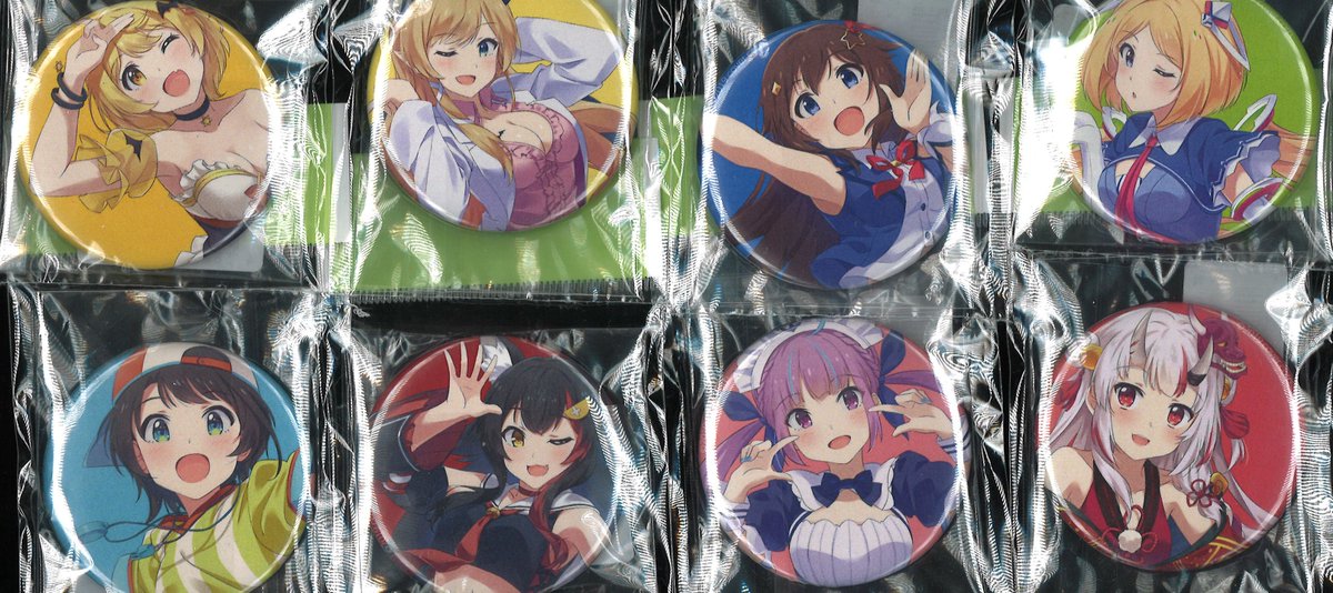 ホロライブPストア缶バッジ入荷】 アキ・ローゼンタールちゃん 感謝