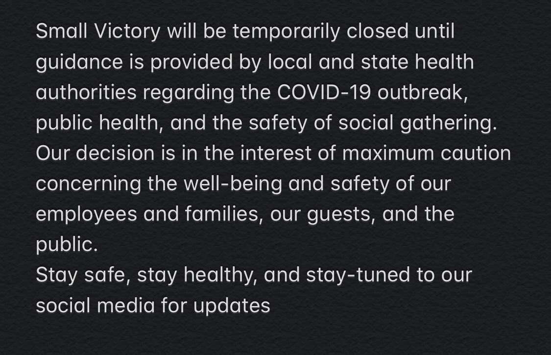 Small Victory tweet media