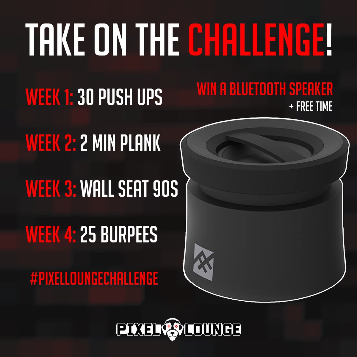 NzPixel's tweet photo. To keep the moral up we're putting up some challenges for you guys to earn free hours and goodies! 🔥🔥🔥

For the next 4 weeks, starting Monday 16th March you can take on the #PixelLoungeChallenge to win free hours and bluetooth speakers!

*Offer is exclusive to VIP members! https://t.co/JZIZGzIirc