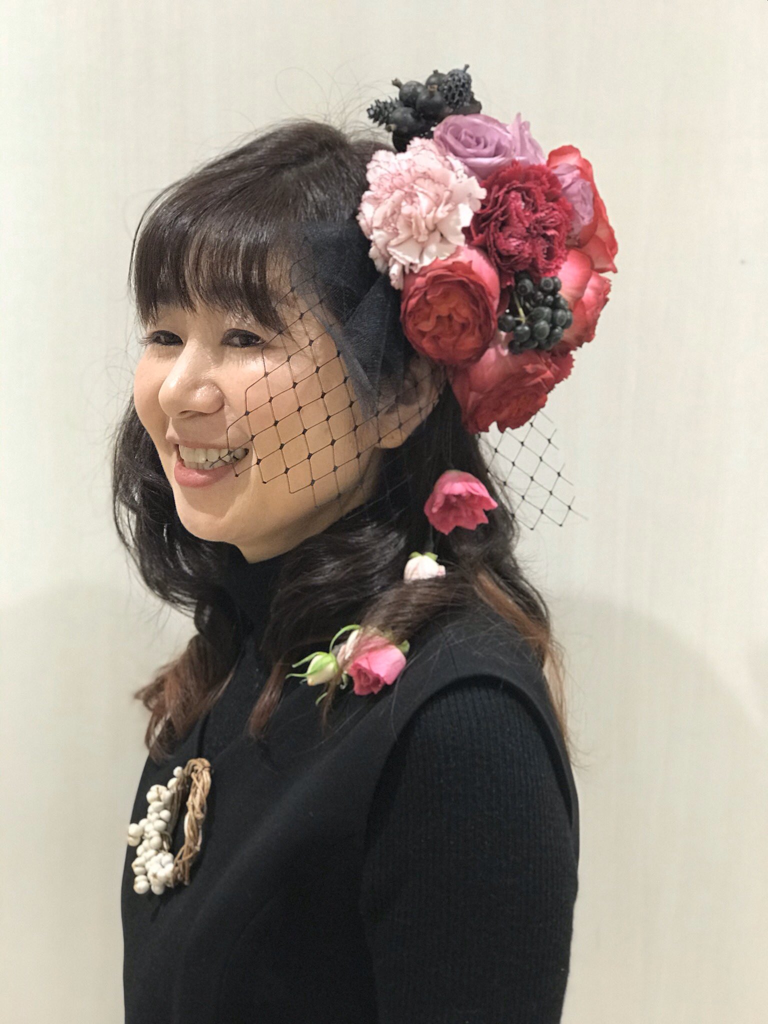 生花の髪飾り Twitter Search Twitter