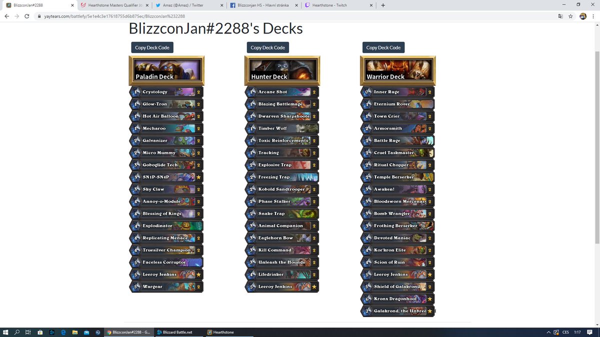 Finally i did it! I have 5 top 8s which means that im qualified to jonkoping in Sweden. Played some really interesting lineup because i dont have dust KEKW.